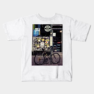 Greenpoint Shop Brooklyn Street Bicycle NYC Kids T-Shirt